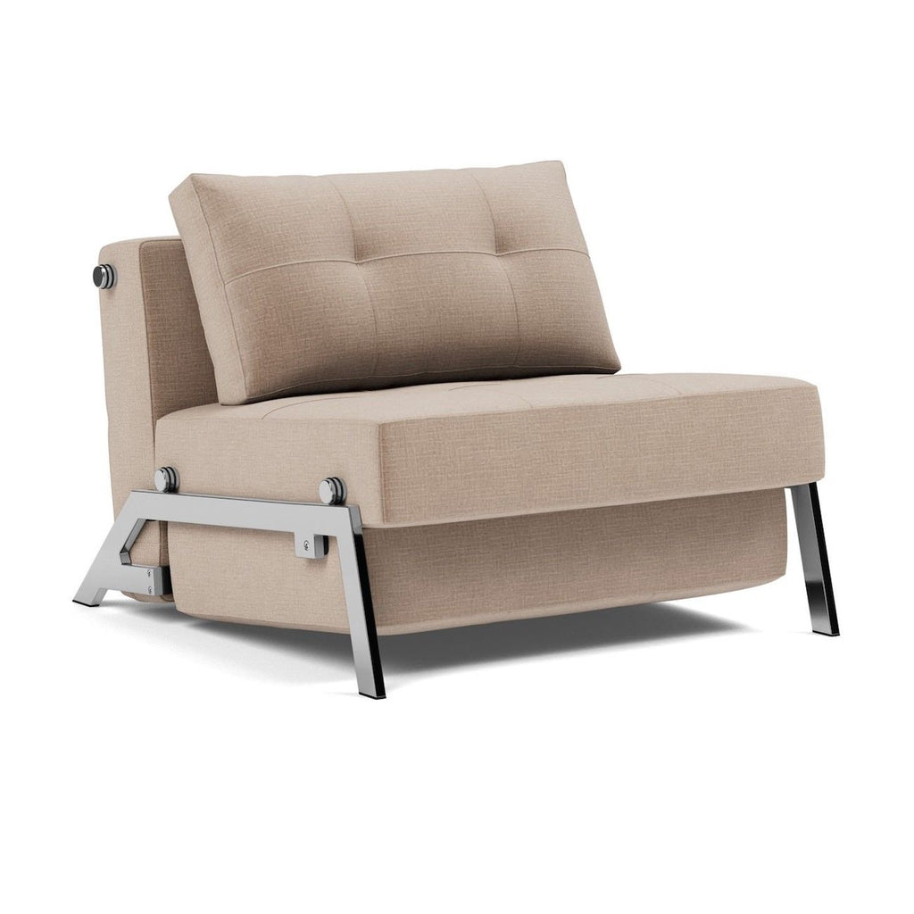 Poltrona letto trasformabile letto singolo Cubed - 417 Esina Mocha