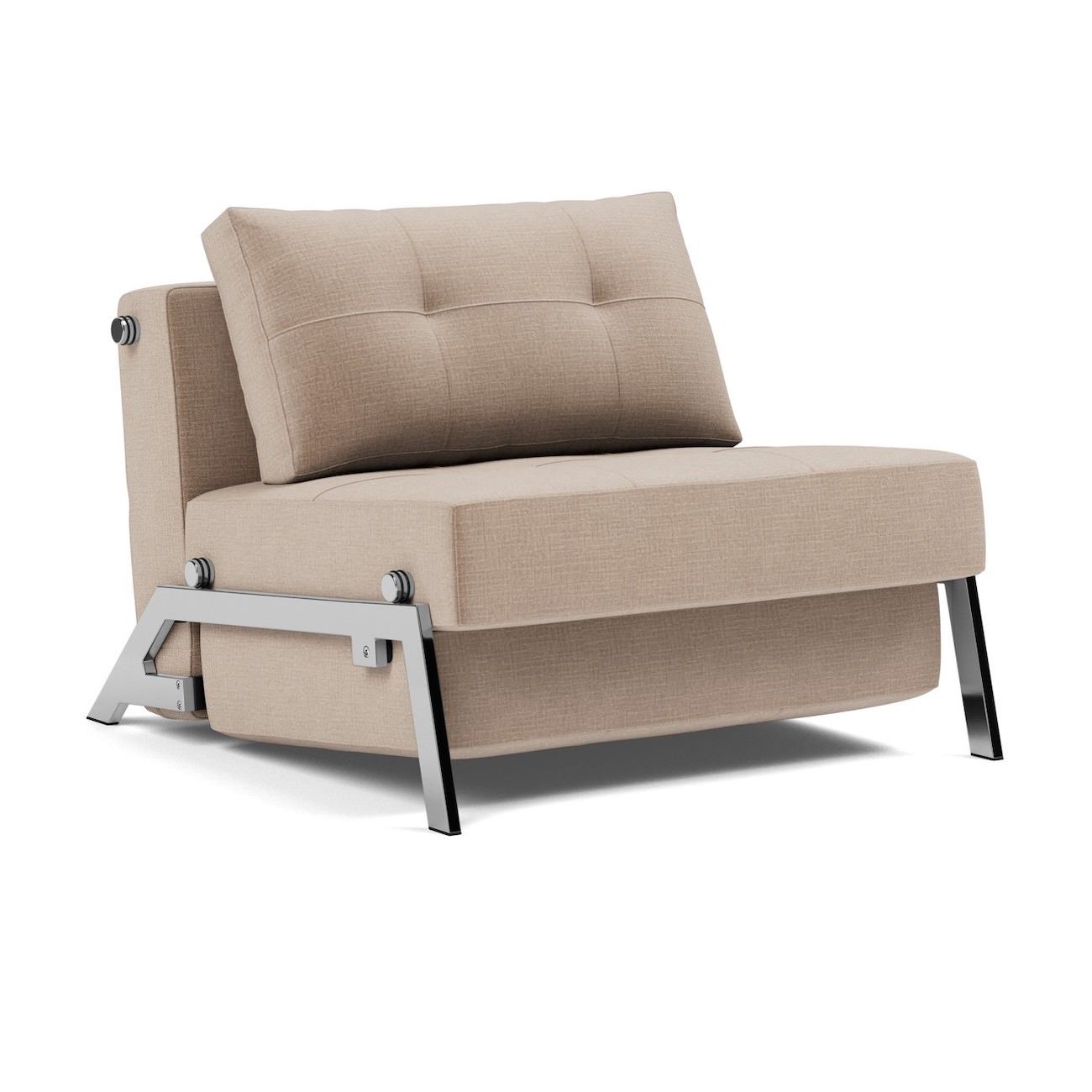 Poltrona letto trasformabile letto singolo Cubed - 417 Esina Mocha