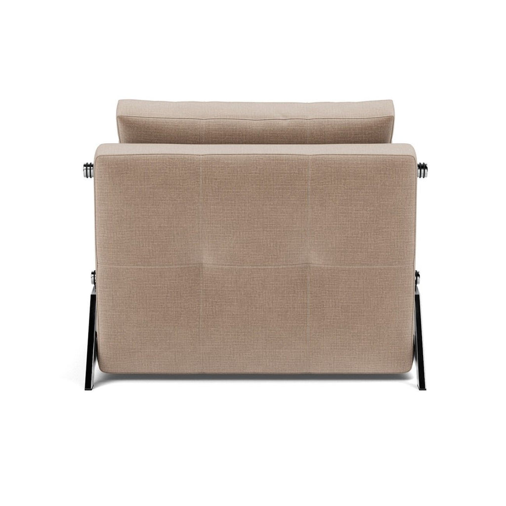 Poltrona letto trasformabile letto singolo Cubed - 417 Esina Mocha