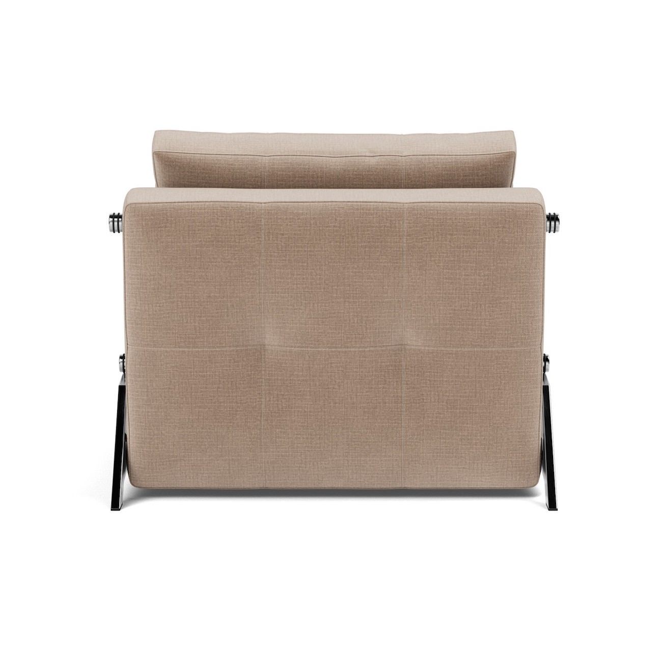 Poltrona letto trasformabile letto singolo Cubed - 417 Esina Mocha