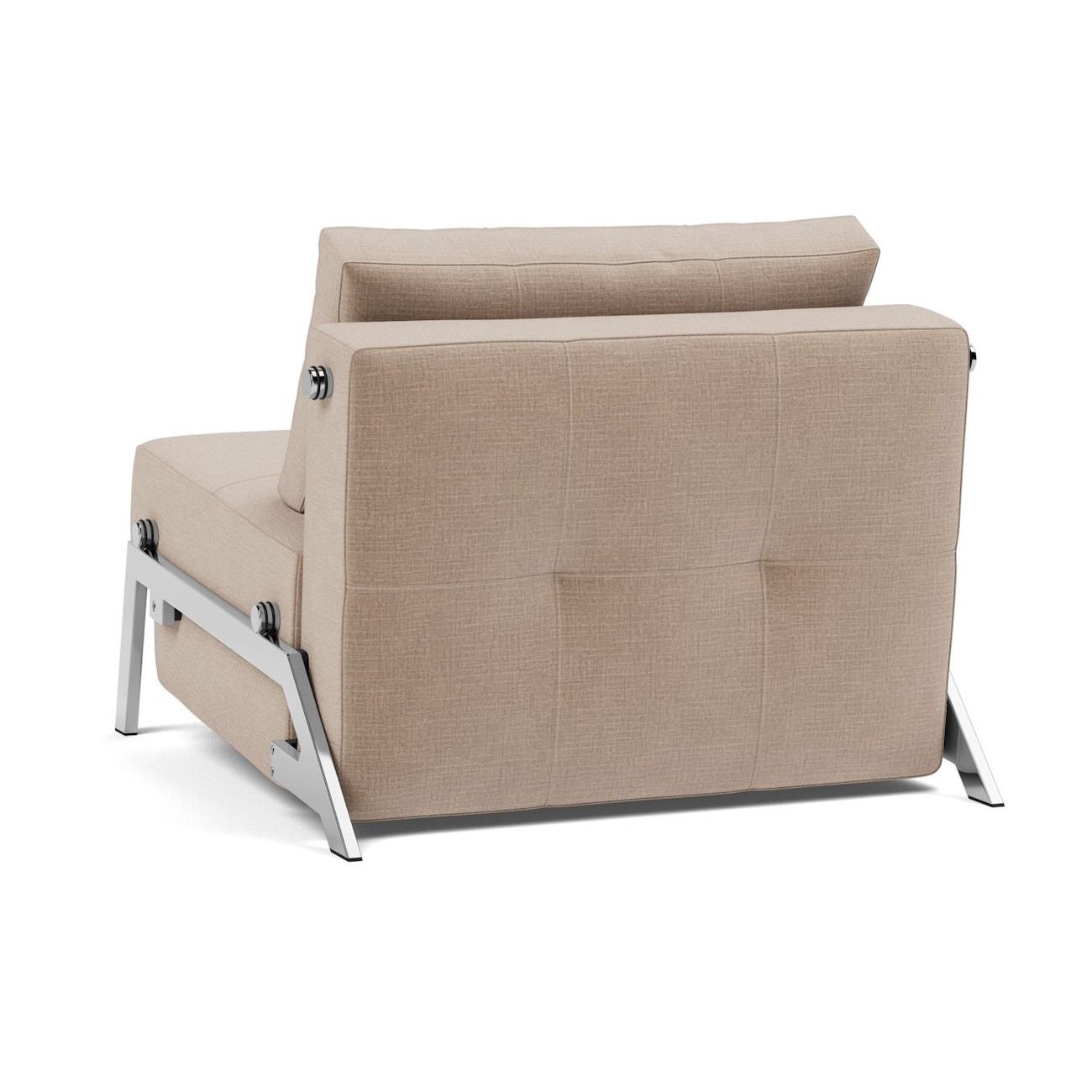Poltrona letto trasformabile letto singolo Cubed - 417 Esina Mocha