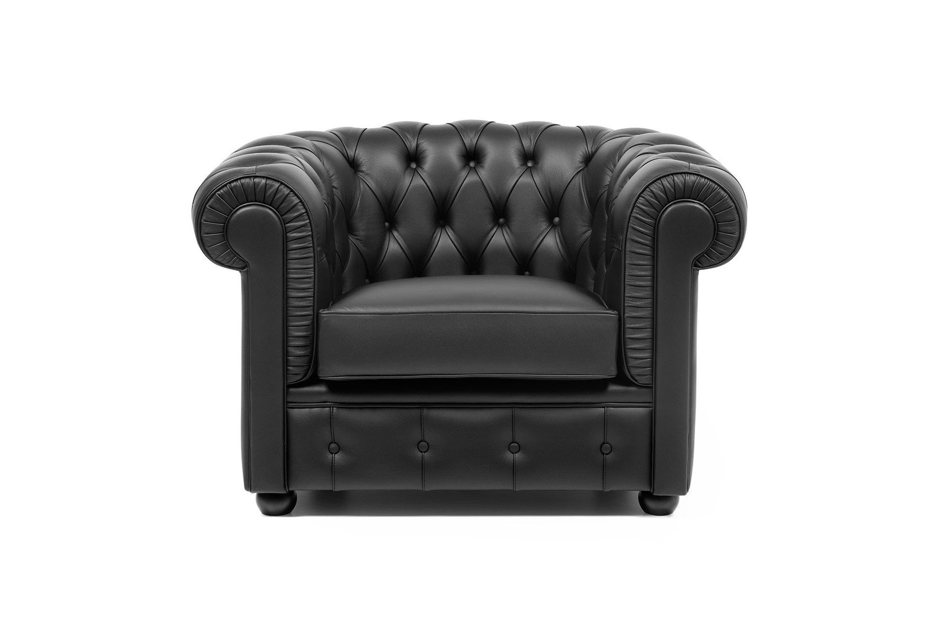 Windsor | Poltrona in vera pelle Made in Italy