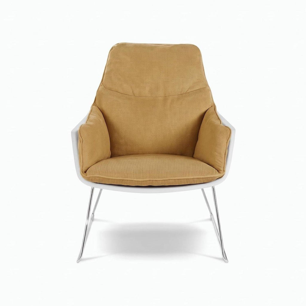 Poltrona in tessuto con cuscini sfoderabili Avela | Design moderno