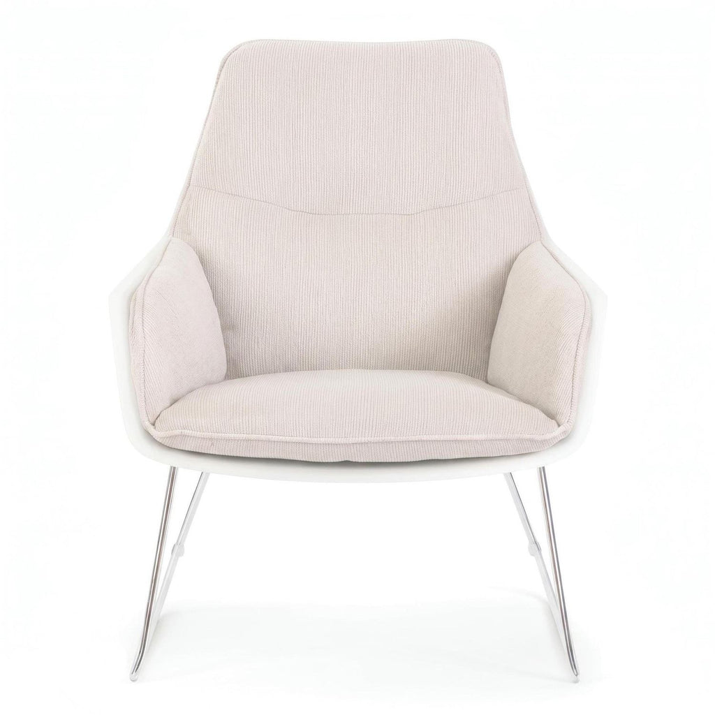 Poltrona in tessuto con cuscini sfoderabili Avela | Design moderno