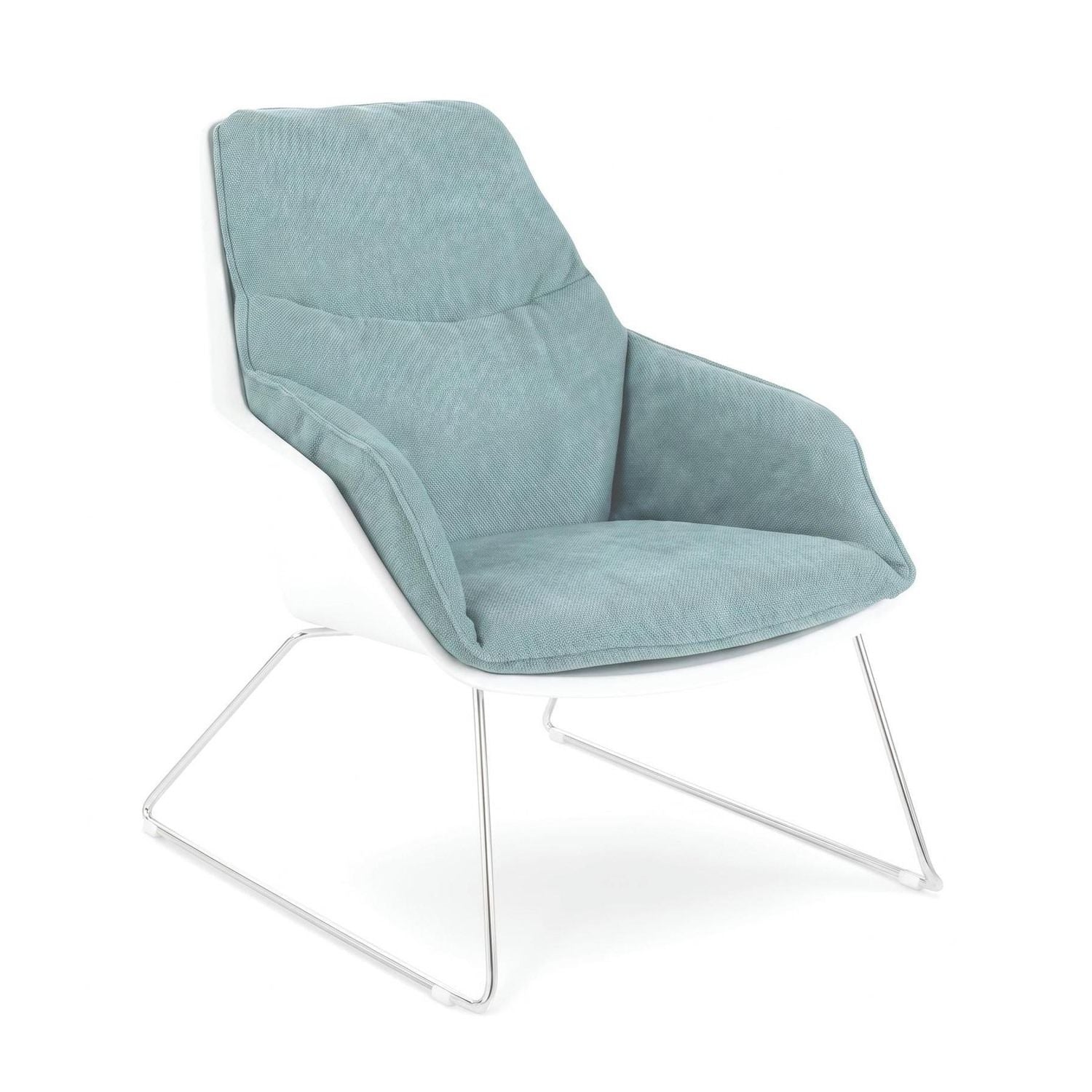 Poltrona in tessuto con cuscini sfoderabili Avela | Design moderno