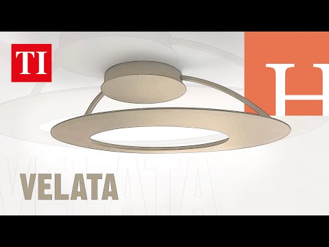 Plafoniera da soffitto a LED Velata
