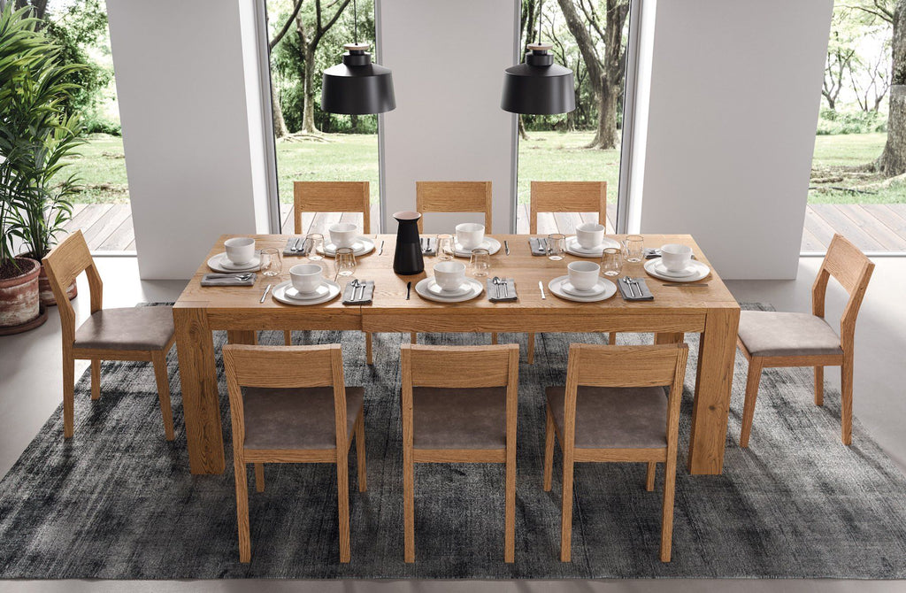 Coppia sedie da cucina in legno massello Eldan