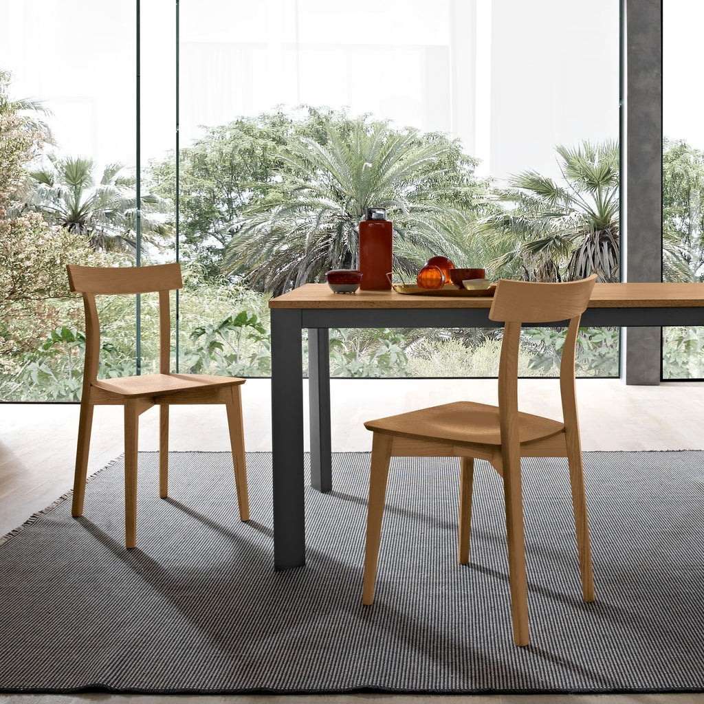 Coppia sedie cucina in legno massello Sylven