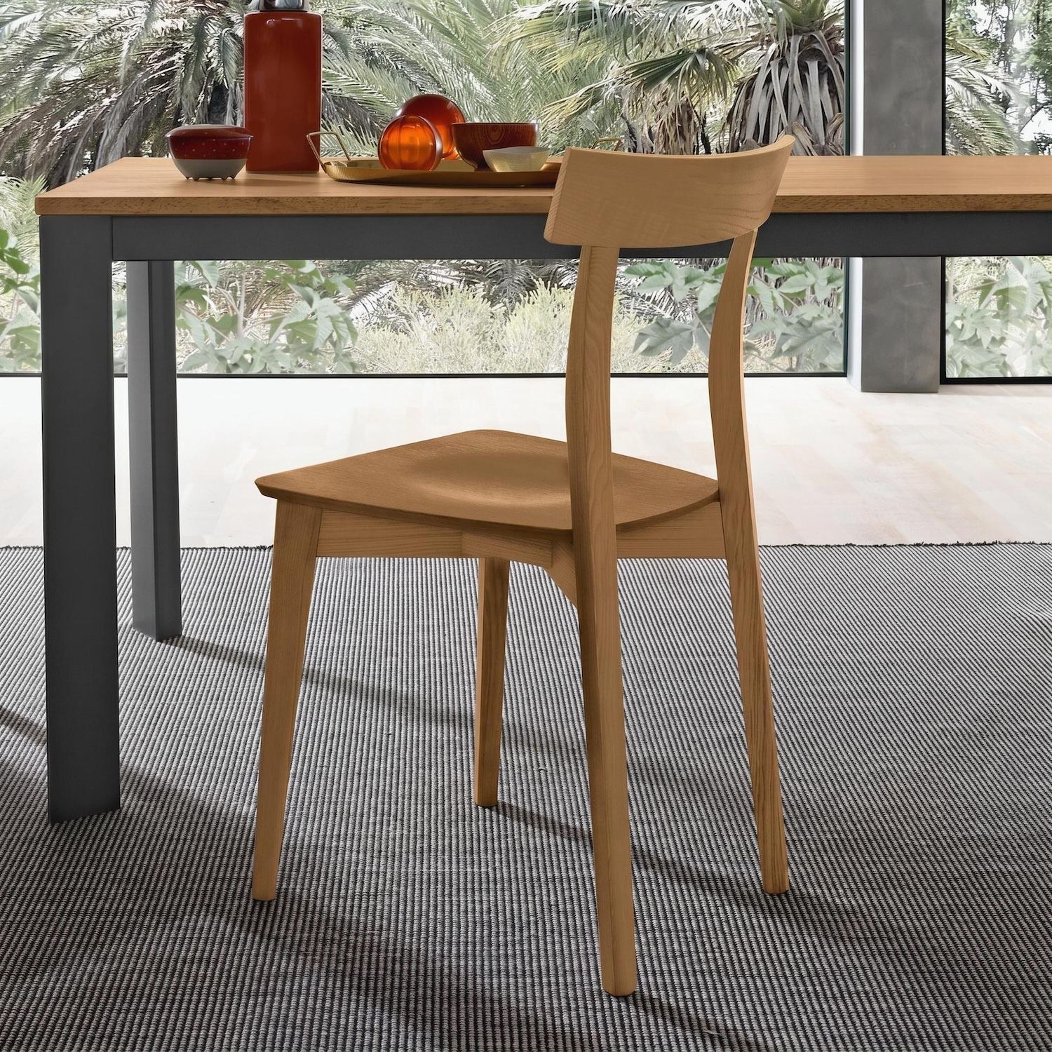 Coppia sedie cucina in legno massello Sylven