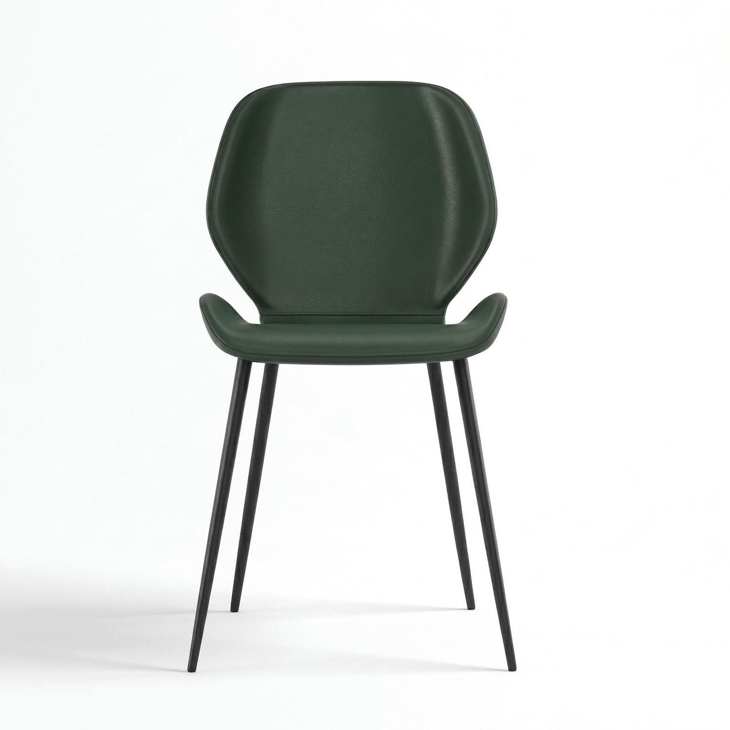 Set 4 sedie per sala da pranzo o cucina Alira | Verde scuro