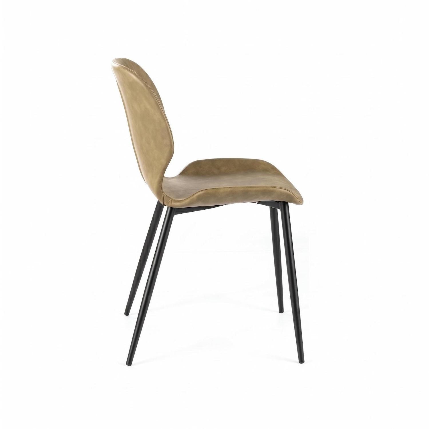 Set 4 sedie per sala da pranzo o cucina Alira | Sabbia