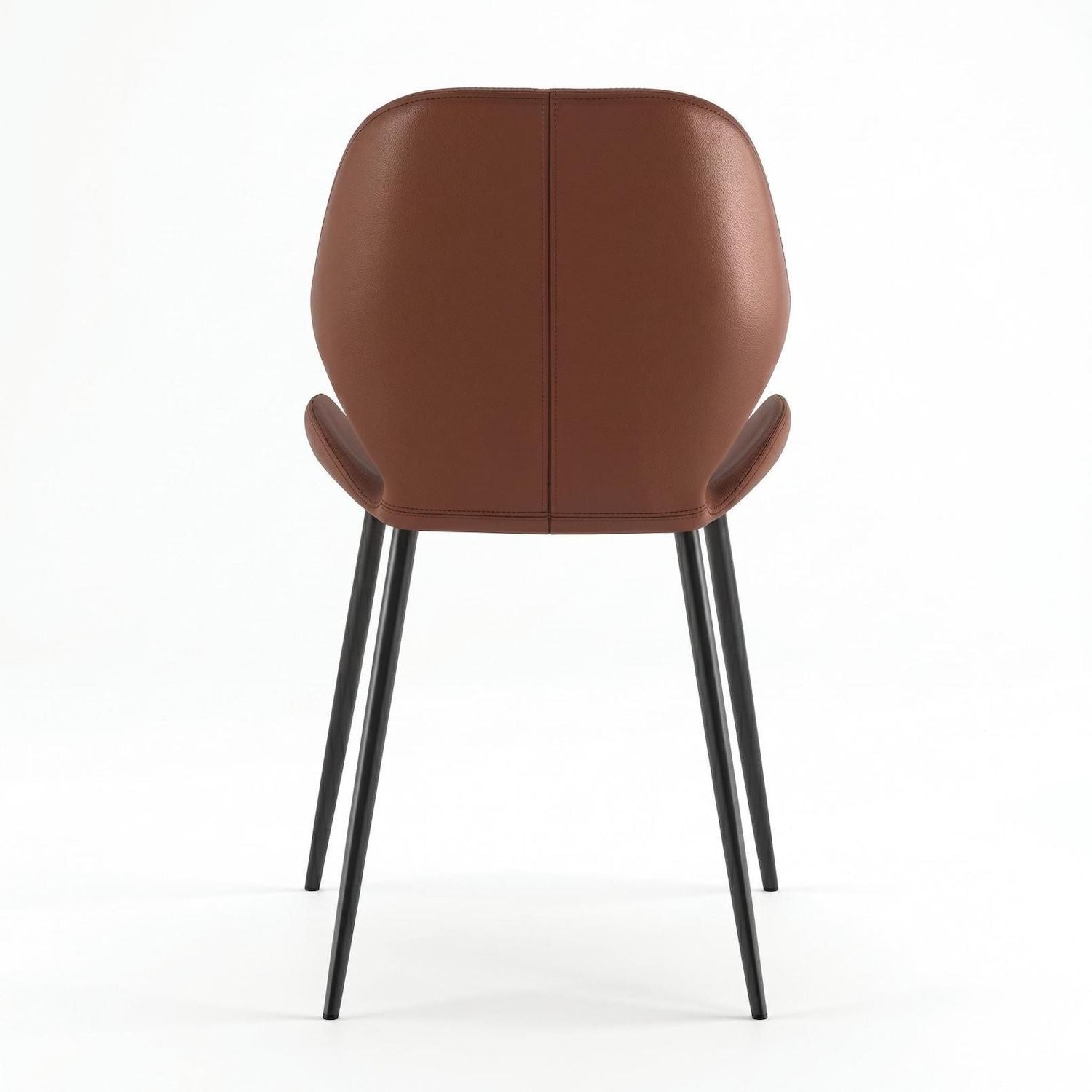 Set 4 sedie per sala da pranzo o cucina Alira | Cuoio