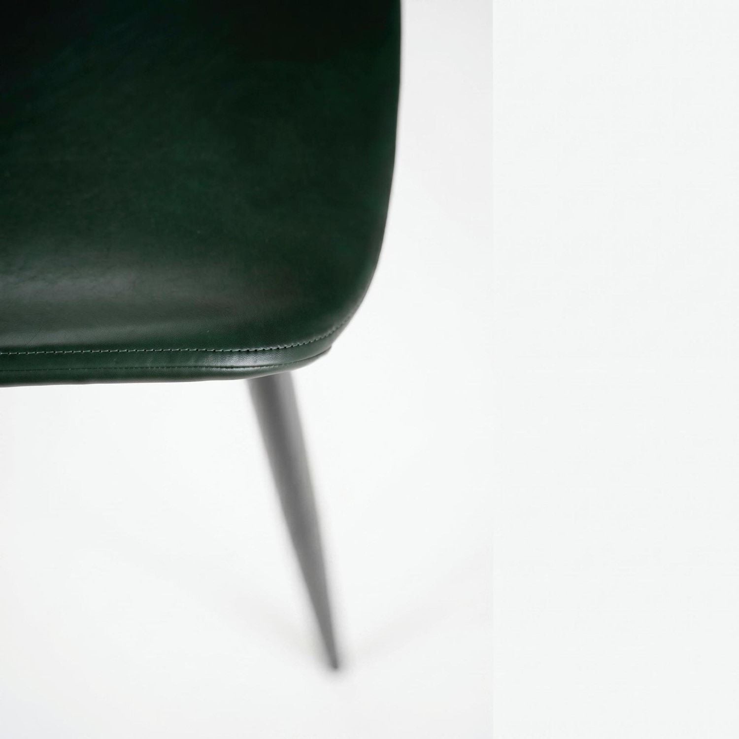 Set 4 sedie per sala da pranzo o cucina Alira | Verde scuro