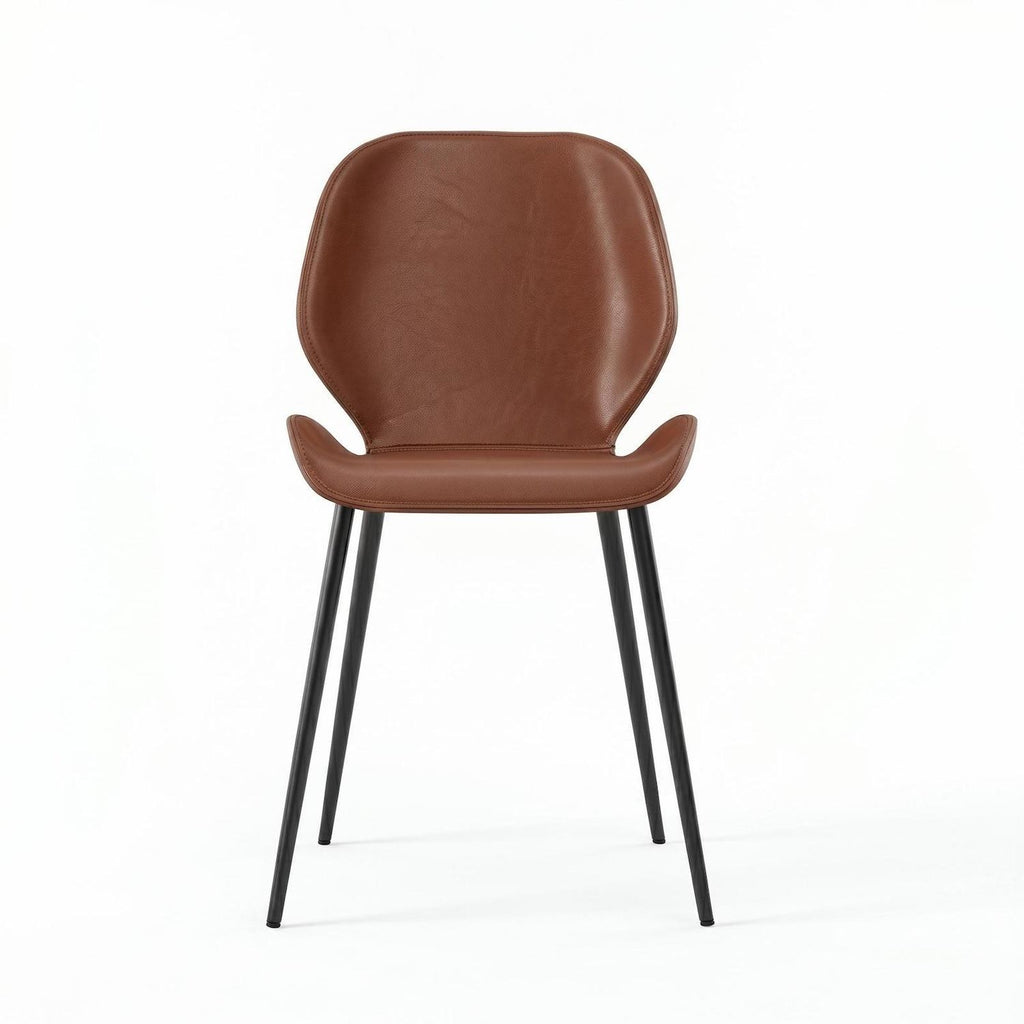 Set 4 sedie per sala da pranzo o cucina Alira | Cuoio