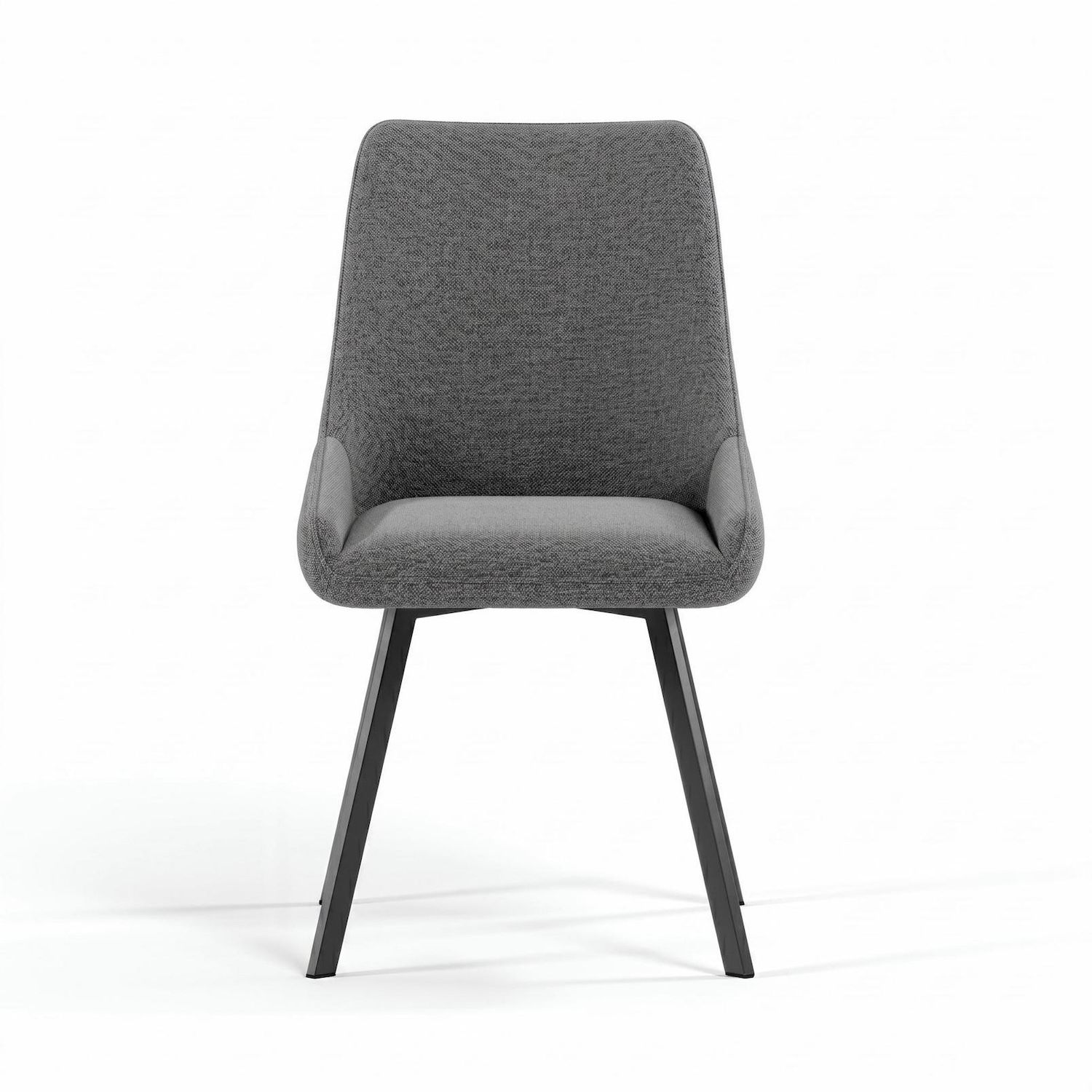 Set 4 sedie per sala da pranzo o cucina Selora | Grigio scuro