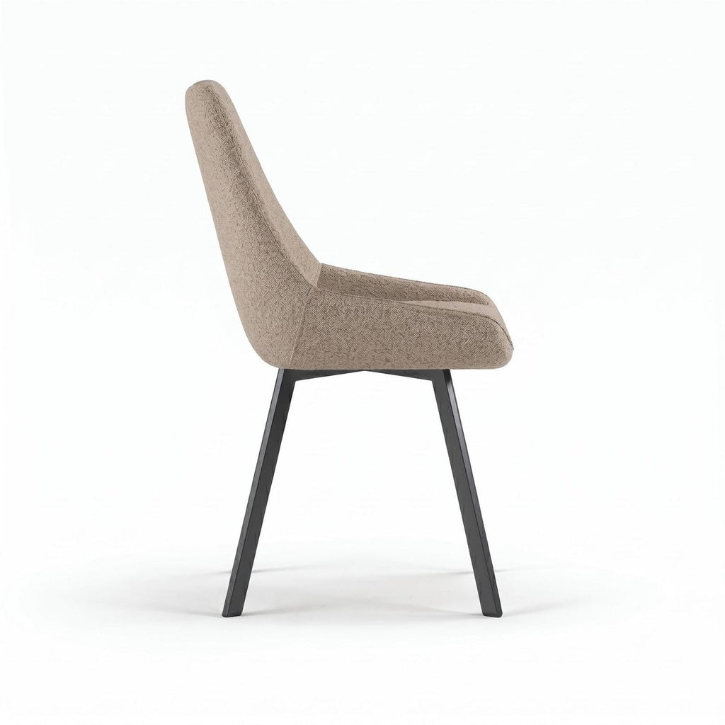Set 4 sedie per sala da pranzo o cucina Selora | Beige