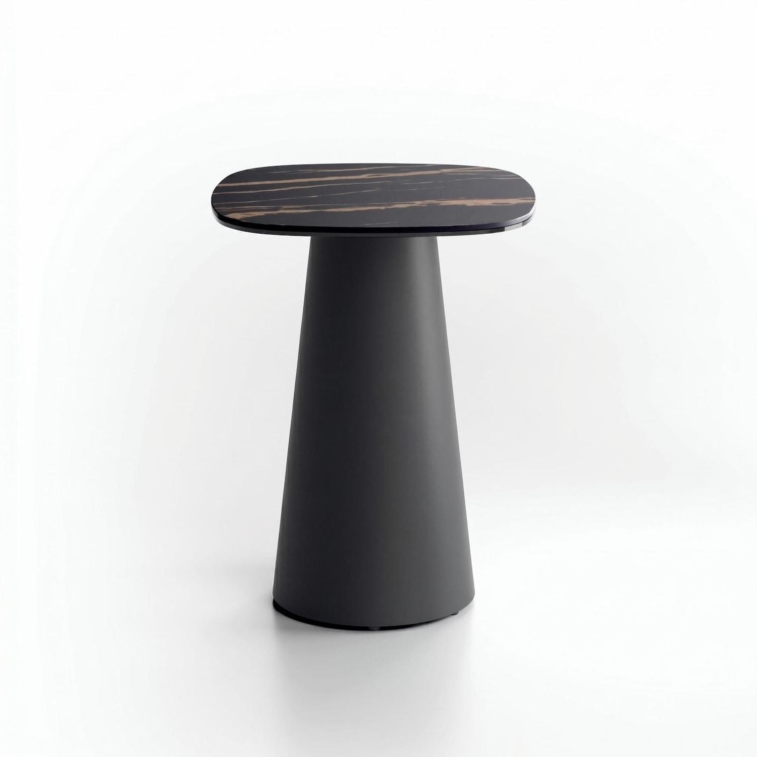 Tavolino da salotto lato divano Marven Small - Marmo nero portoro
