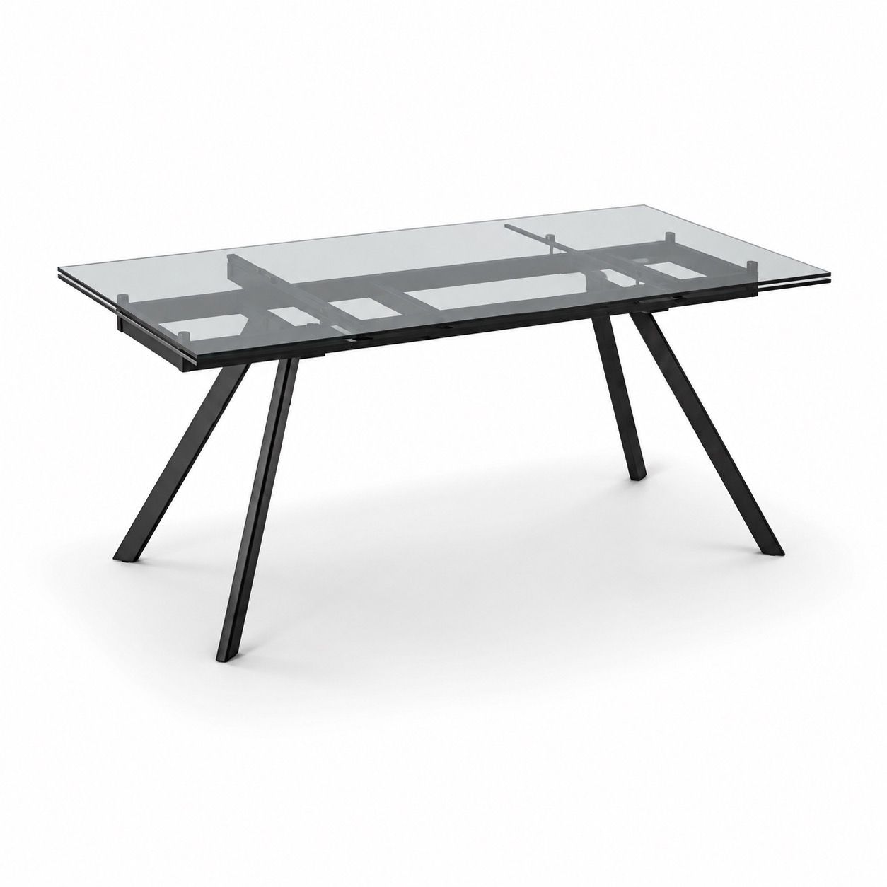 Tavolo allungabile Lysen in vetro temperato 160-240 cm | Fino a 10 