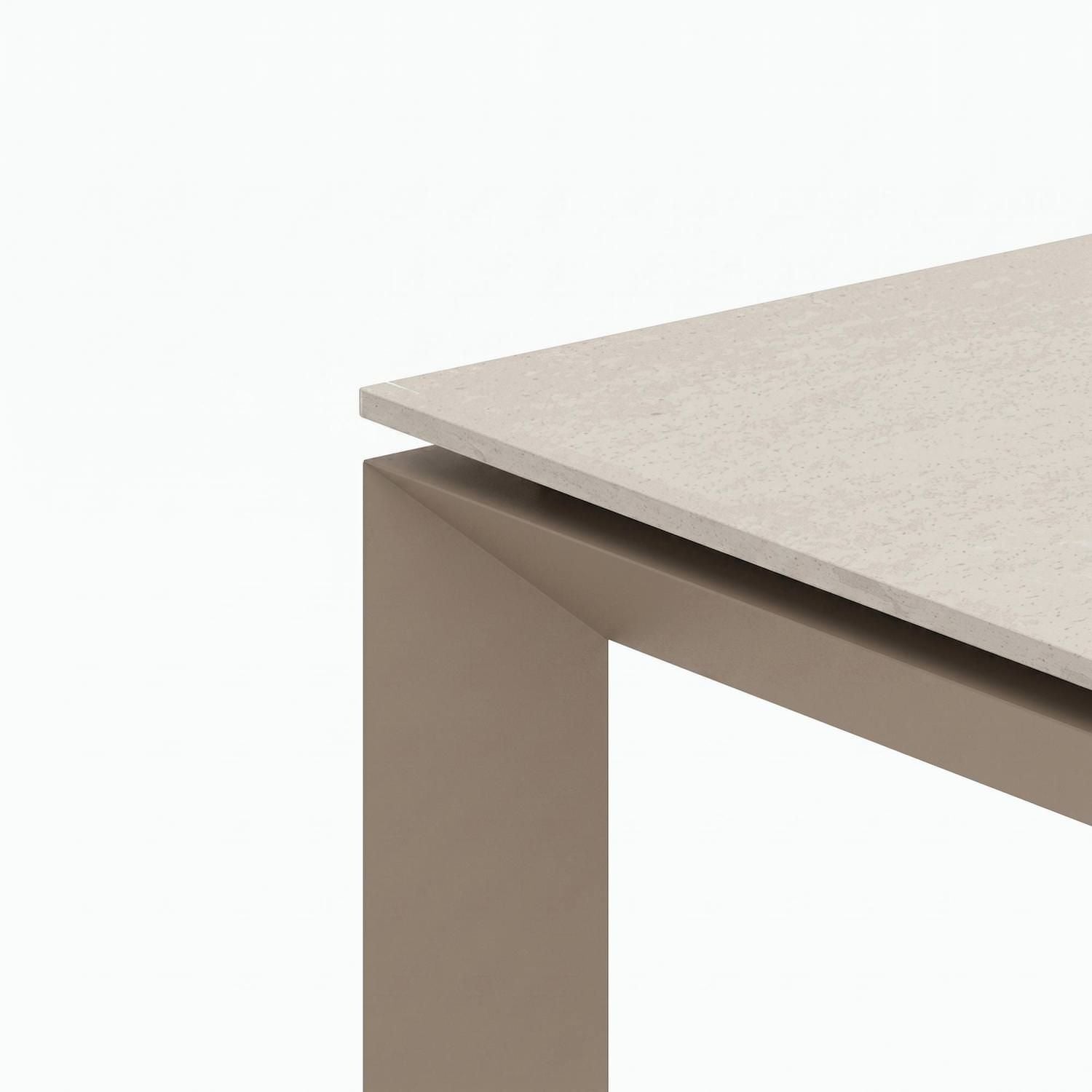 Tavolo allungabile Korven in ceramica 140-220 cm | Sabbia