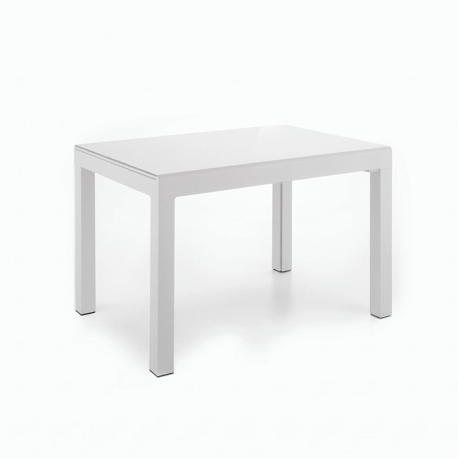 Tavolo allungabile Levor in vetro 120-350 cm | Fino a 12 Persone | Bianco