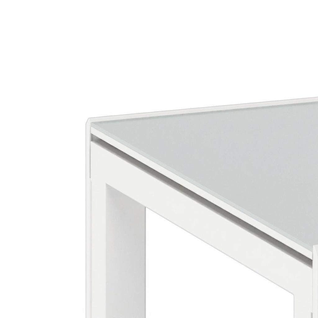 Tavolo allungabile Levor in vetro 120-350 cm | Fino a 12 Persone | Bianco