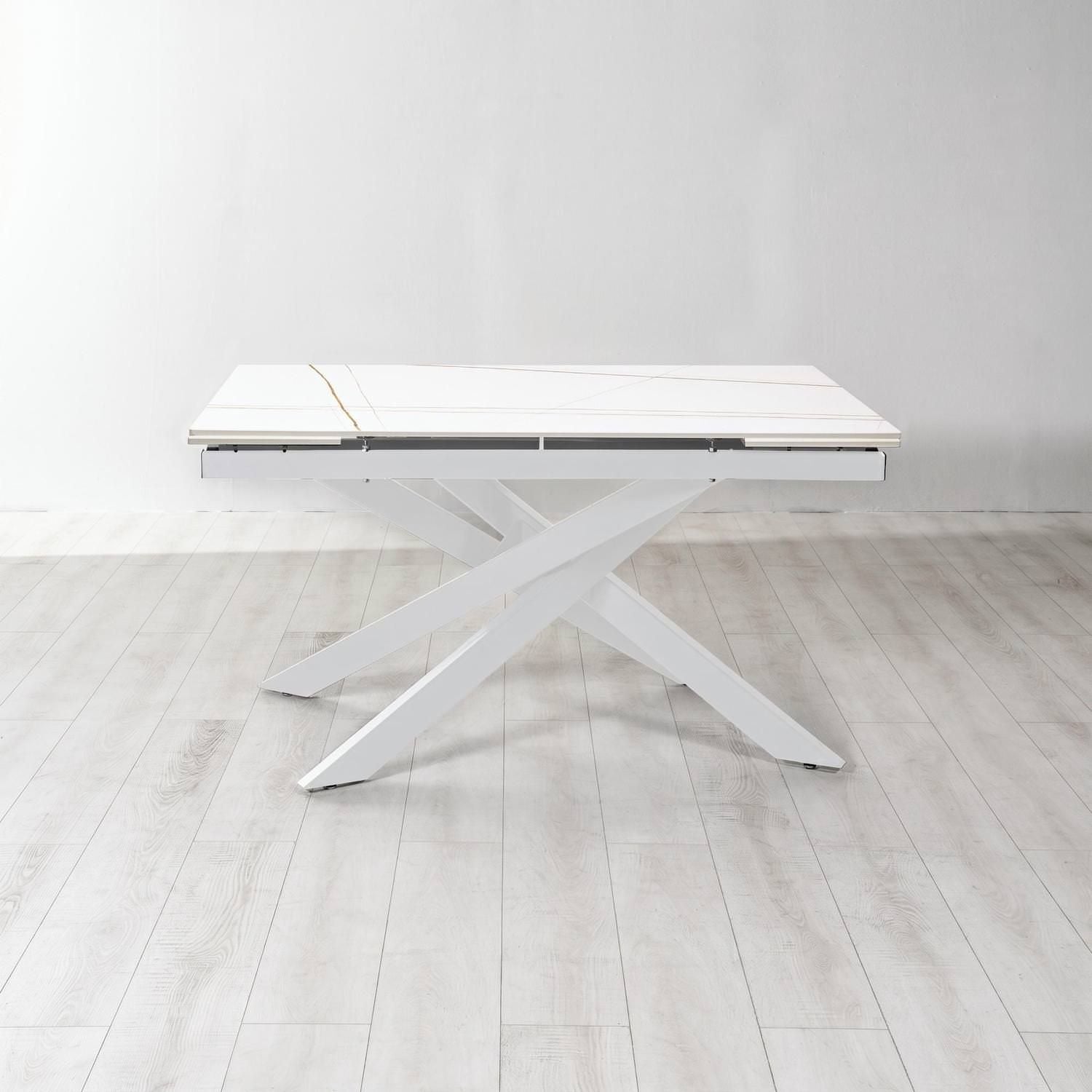 Tavolo allungabile 140-200  cm Terin in Sintered Stone Bianco