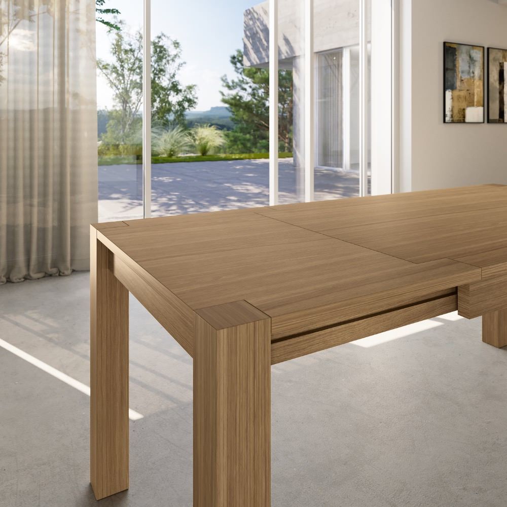 Tavolo allungabile in legno di rovere Novera 140-190 cm