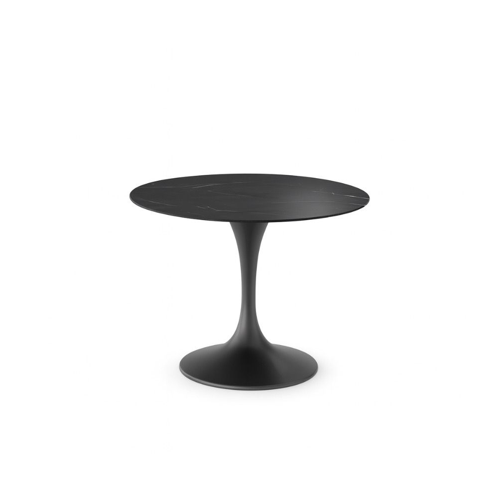 Tavolo rotondo Velor in ceramica Ø100 o Ø120 cm | Design moderno