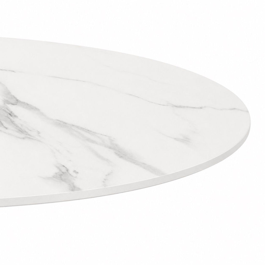 Tavolo rotondo Velor in ceramica Ø100 o Ø120 cm | Design moderno