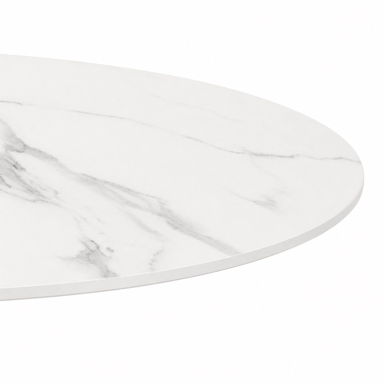 Tavolo rotondo Velor in ceramica Ø100 o Ø120 cm | Design moderno