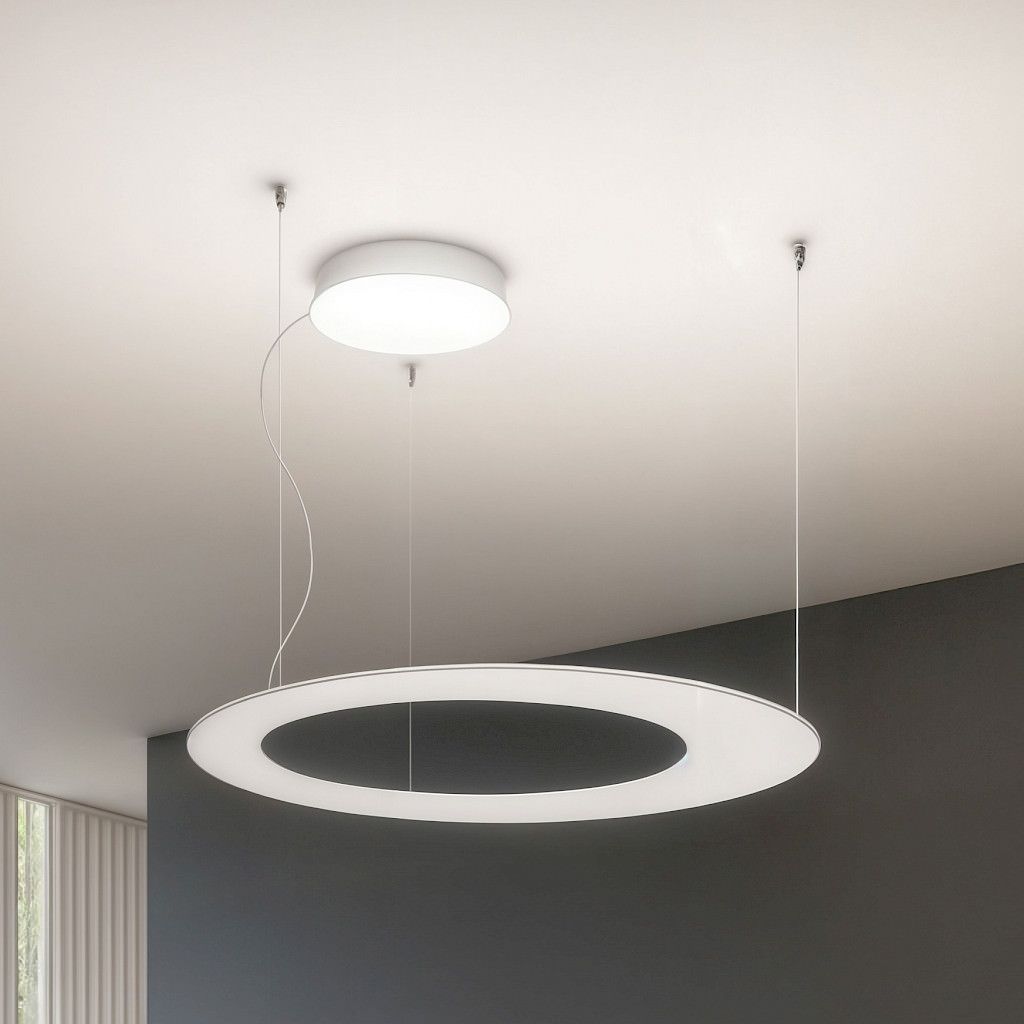 Lampadario a sospensione a LED Velata di Team Italia - Bianco