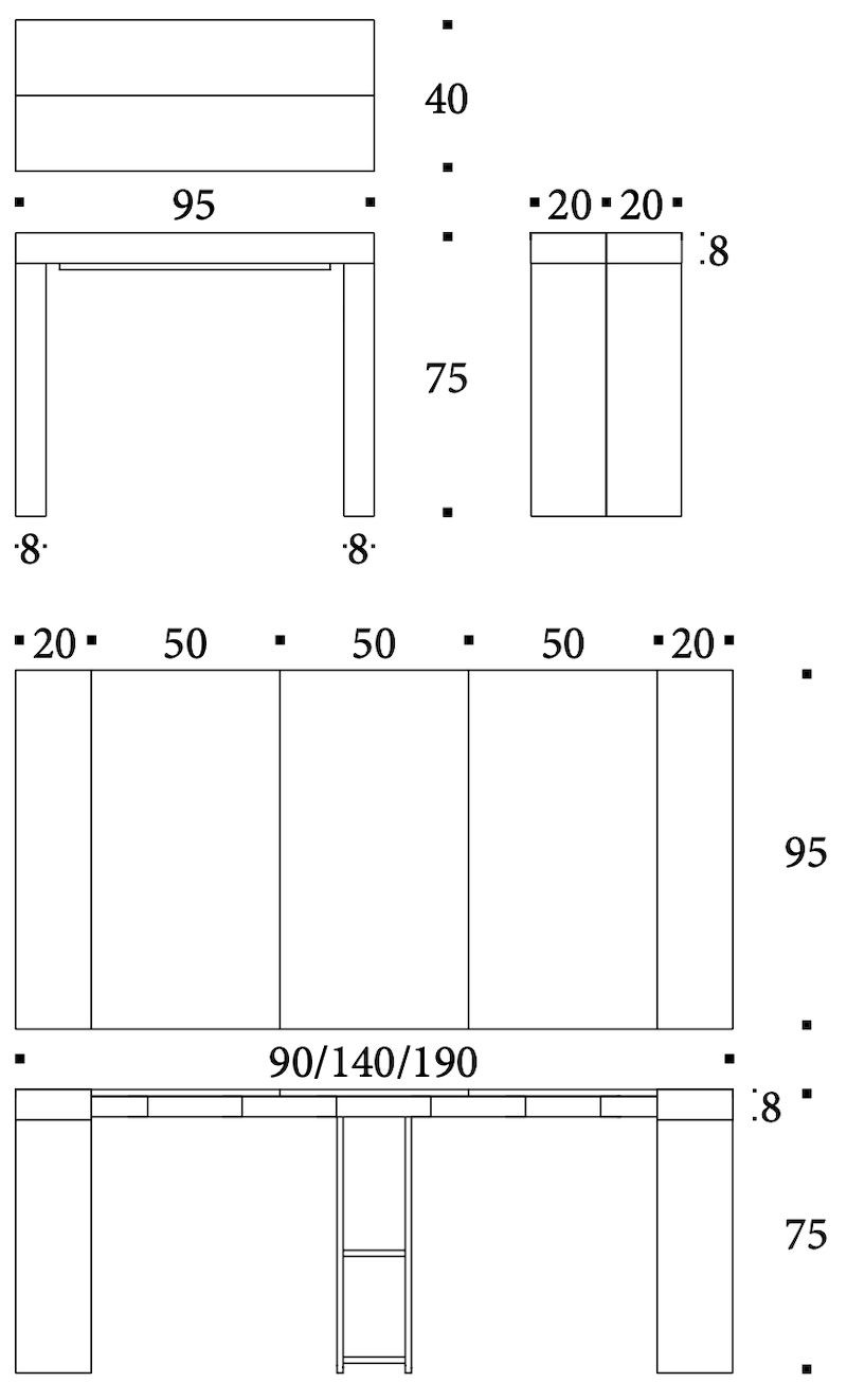 Misure Square Small