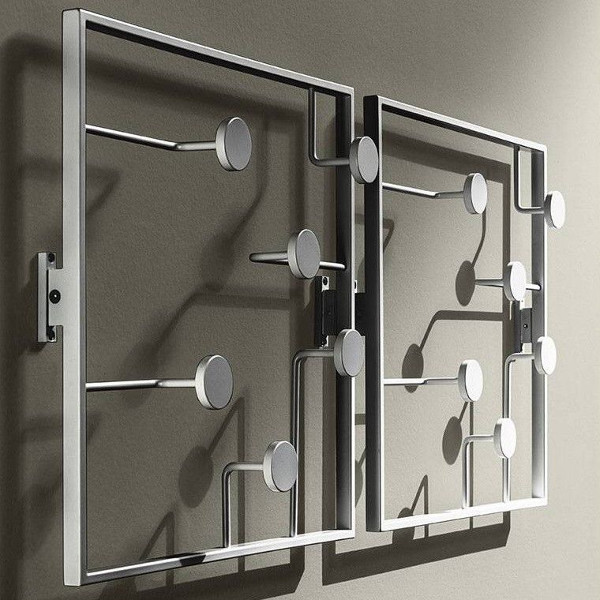 Appendiabiti moderni da muro di design in metallo - Smart Arredo Design