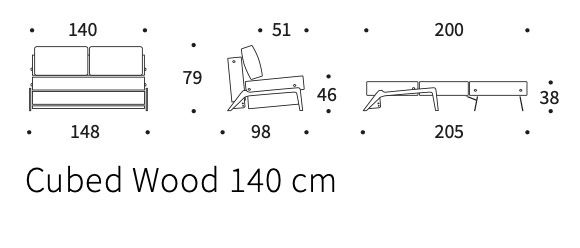 Cubed 140 Wood