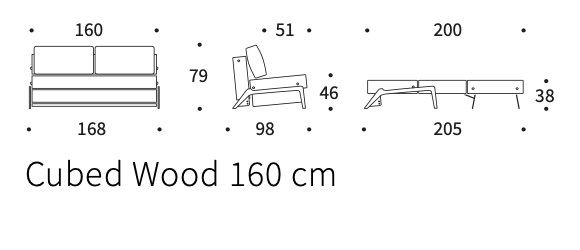 Cubed 160 Wood