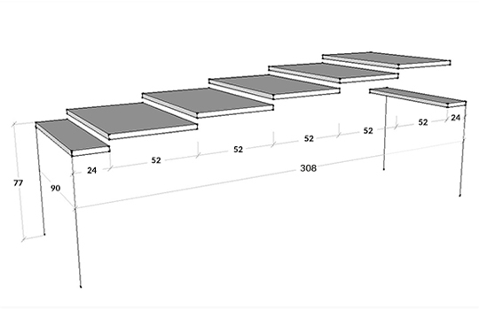 Dimensioni consolle allungabile Nobility