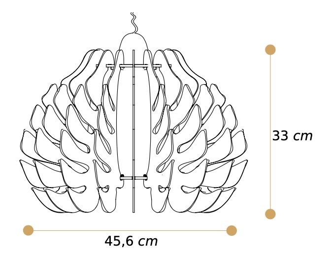 Misure Lampadario Jasmyn