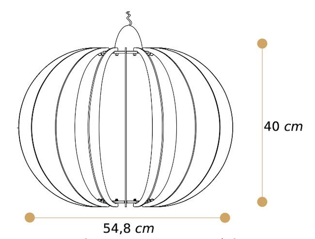 Misure lampadario Journey