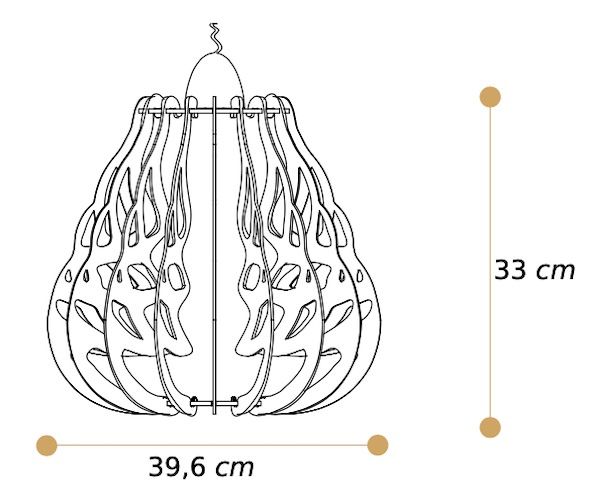 Katrina lampadario misure