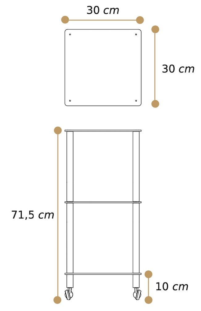 Misure carrello Matilde