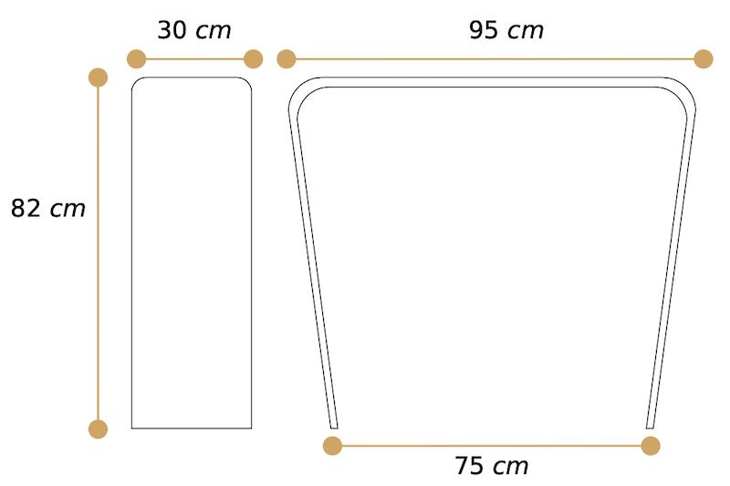 Misure consolle Brooklyn Top