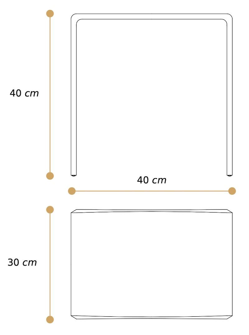 Misure comodino Brooklyn