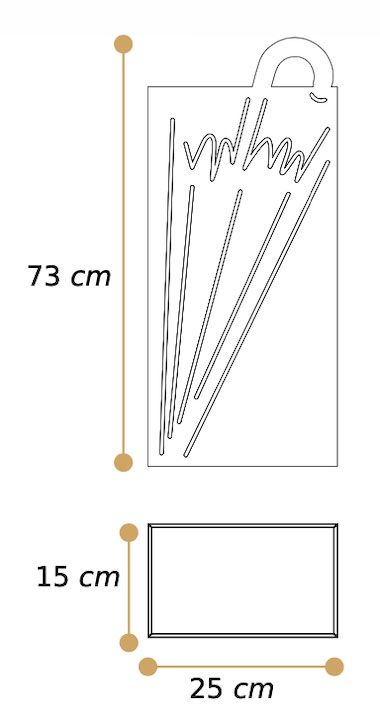 Misure portaombrelli Pluvia