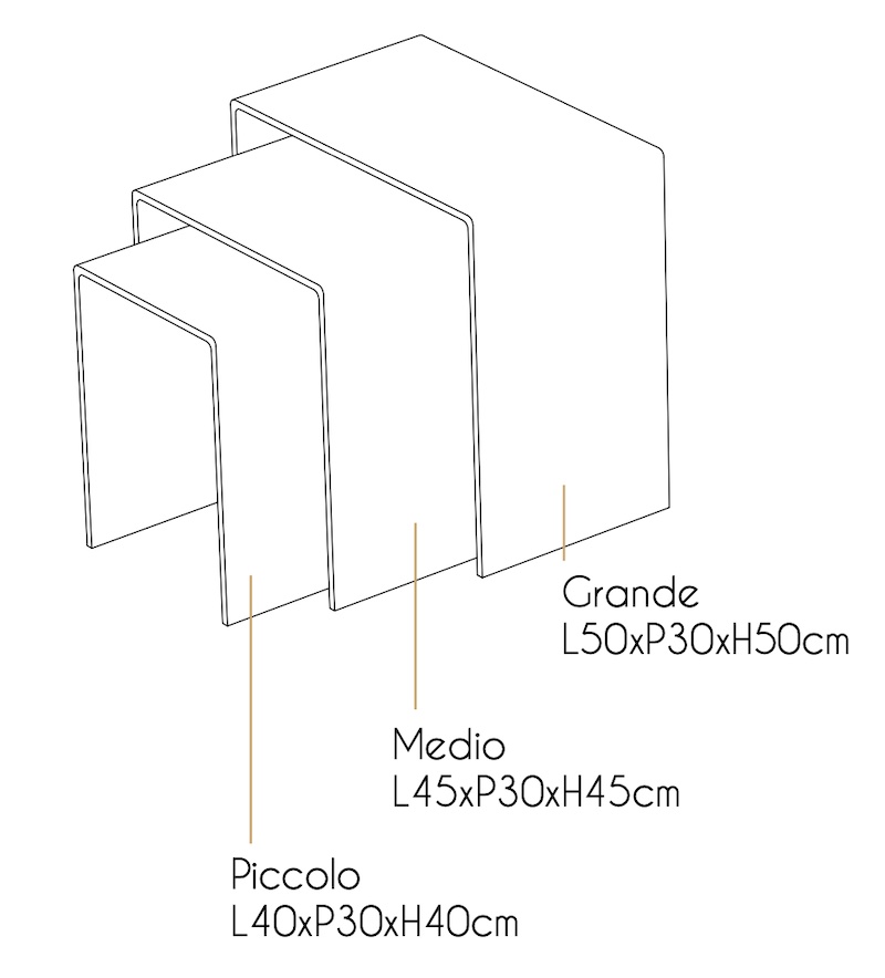 Misure tavolino Triade