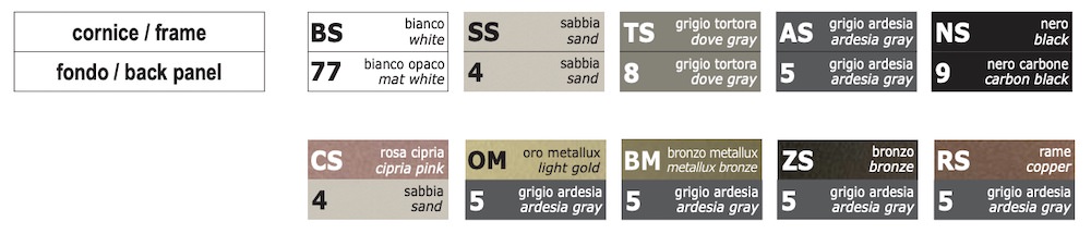 Colori specchio Unit