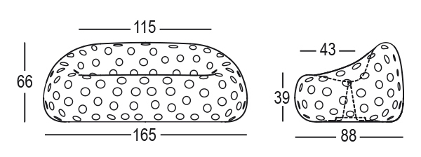 Misure Airball Sofa