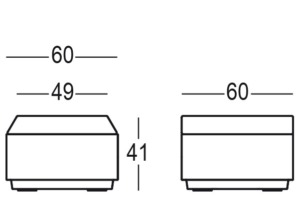 Misure Big Cut Pouf