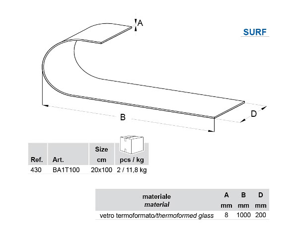 mensole Curl